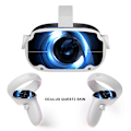 Miniatyrbillede 1 af 5: Fulddækkende håndcontroller-klistermærker til Oculus Quest 2 Flerfarvet 3
