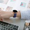 Miniatyrbild 2 av 4: Silikonarmband för Samsung Galaxy Watch Active Blå 22 mm