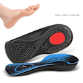 Miniatyrbild 2 av 4: Magnetic Arch Support innersulor Svart + Blå M