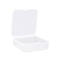 Miniatyrbild 1 av 2: Rektangulär genomskinlig förvaringsbox för små tillbehör Transparent 8,5x8,5x2,5 cm
