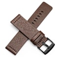 Miniatyrbild 4 av 5: 24 mm klockarmband för Suunto & Fossil Smartwatches kaffe