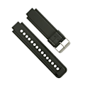 Miniatyrbillede 1 af 3: Garmin Vivoactive Acetate silikone urrem - Sort