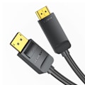 Miniatyrbillede 6 af 7: DisplayPort 1.2 til HDMI 1.4 kabelventilation HAGBH 2m, 4K 30Hz (sort)