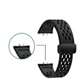 Miniatyrbillede 3 af 3: Silikone urrem til Samsung Galaxy Fit 3 Sort