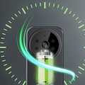 Miniatyrbillede 4 af 5: M8 Graffiti Style White Smart Wireless Video Doorbell
