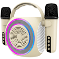 Miniatyrbild 2 av 5: Partymic2 Trådlös högtalare RGB + 2 trådl. mikrofoner
