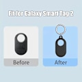 Pikkukuva 3 / 5: Samsung Galaxy Smart Tag 2 koteloteline avaimenperä silikonilla Musta