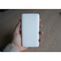 Miniatyrbild 8 av 8: Powerbank 10 000mAh LiPolymer Ultracompact 2.1A 1xUSB-C 1xUSB-A 1xMicroUSB Vit