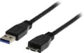 Pikkukuva 1 / 3: USB 3.0 cable, Type A male - Type Micro B male, 1m, black