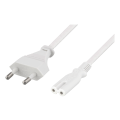 Miniatyrbild 1 av 3: Ungrounded power cable CEE 7/16>IEC 60320 C7 3m max250V/2.5A