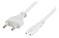 Ungrounded power cable CEE 7/16>IEC 60320 C7 3m max250V/2.5A