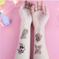 Miniatyrbild 1 av 4: Paket med 10 ark tillfälliga tatueringar Modell 8
