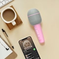 Miniatyrbild 5 av 10: Karaoke Mikrofon Groovy Rosa
