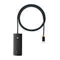Miniatyrbild 9 av 11: Baseus Lite Series Hub 4in1 USB-C till 4x USB 3.0 + USB-C, 1m (svart)
