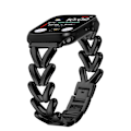 Miniatyrbild 1 av 6: Elegant flätad Apple Watch-rem Svart