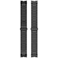 Pikkukuva 6 / 11: Tyylikäs ruostumattomasta teräksestä valmistettu ranneke Samsung Galaxy Watch 7/FE:lle Musta