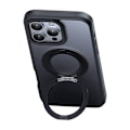 Pikkukuva 6 / 6: McDodo PC-4933 MagSafe kotelo iPhone 16 Pro Max -puhelimelle jalustalla (musta)