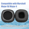 Miniatyrbillede 3 af 6: INF Ørepuder til Marshall Major IV/Major 4 Udskiftningspuder til hovedtelefoner Sort 1 par Marshall Major IV/Major 4 Sort