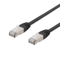 Miniatyrbild 1 av 3: S/FTP Cat6 patch cable, UV resistant, 3m, black