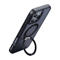 Pikkukuva 3 / 5: McDodo PC-4932 MagSafe kotelo iPhone 16 Prolle jalustalla (musta)