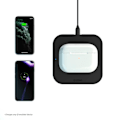Miniatyrbild 4 av 7: ZENS Essential Single Laddare QI 10W Svart 5mm Slim (Apple + Samsung QC)