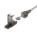 Miniatyrbild 6 av 6: RJ45 plug Cat6A, unshielded, tool-less, grey