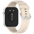 Miniatyrbild 3 av 4: Silikonarmband för Huawei Fit 4 - Ljusrosa, Silverspänne Gul