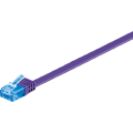 Miniatyrbild 3 av 7: CAT 6A platt patchkabel, U/UTP, violett