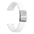 Miniatyrbillede 1 af 3: Silikone urremsudskiftning til Blancpain X Swatch Hvid