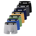 Miniatyrbild 1 av 4: Boxershorts för män, säker och stödjande passform 7-pack Flerfärgad M