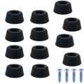 Miniatyrbild 1 av 7: Runda Möbelfötter med Skruvar, 50-pack 1.5x1.2x0.8  cm
