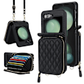 Miniatyrbillede 1 af 8: Kortholder Folde Etui til Moto Razr 40 U - Sort