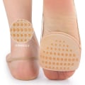 Miniatyrbillede 2 af 3: Invisible Half Insole Sokker 2-par Beige