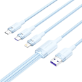 Pikkukuva 2 / 2: USB 2.0 A - 3-in-1 6A kaapeli Vention CTRLG 1.5M (sininen)