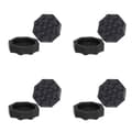 4-Pack Polygonal Halkskydd för Tvättmaskiner - Ljudreducering & Vibrationsdämpning
