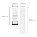 Miniatyrbillede 3 af 5: INF Suunto 7/9/9 baro/D5 Urrem Hvid