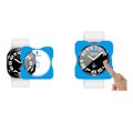 Miniatyrbillede 2 af 3: Samsung Watch4 40mm hærdet glas skærmbeskytter med locator