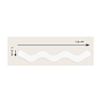 Miniatyrbillede 1 af 4: Anti-Slip Trappetrin Tape Skridsikker tape til trapper S-formet 1,3x18 cm