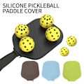 Miniatyrbillede 2 af 6: Silikone Pickleball Paddle Cover Grå