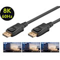 Miniatyrbild 4 av 5: DisplayPort™-kabel 2.0/2.1, 40 Gbit/s