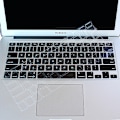 Miniatyrbild 3 av 6: Skyddande TPU-Tangentbordsfodral för MacBook Europeisk version 2179TPU
