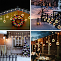 Miniatyrbillede 4 af 5: Ring LED-lys til jul, bryllupper, fester og boligindretning Ønskering 125 lys Varme hvide lys