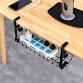 Miniatyrbillede 7 af 7: Kabelskjuler til skrivebord Sort