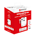 Miniatyrbild 2 av 3: PRO Light USB (AC) 3pole travel adapter 1x USBA 1x USBC
