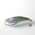 Miniatyrbillede 1 af 6: Trådløs mus - 2,4G + Bluetooth Dual Mode Luminous Space Silver