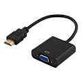 Miniatyrbild 1 av 3: HDMI to VGA + audio adapter, 19-pin ma - 15-pin fe and 3.5mm