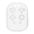 Miniatyrbild 1 av 3: Silikonskyddsfodral för Switch Joycon Vit