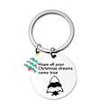 Miniatyrbillede 1 af 3: Christmas Tree Bell Keychain - Festlig julegave model 1
