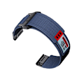 Pikkukuva 2 / 3: Garmin Fenix 8 -kellohihna, nailon Sininen 26 mm