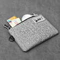 Miniatyrbillede 3 af 7: Oxford Cloth Security Wallet med adgangskodelås Grå